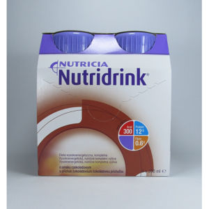 Nutridrink s čokoládovou príchuťou 4 x 200 ml