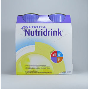 Nutridrink s vanilkovou príchuťou 4 x 200 ml