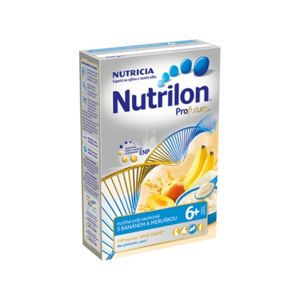 Nutrilon Profutura mliečna krupicová kaša s banánom a marhuľou 225g