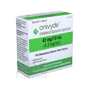ONIVYDE pegylated liposomal 4,3 mg/ml