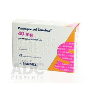 Pantoprazol Sandoz 40 mg gastrorezistentné tablety