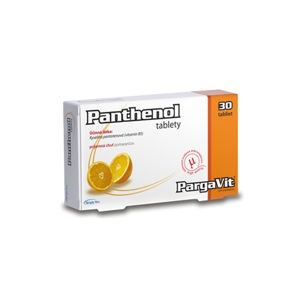 PargaVit PANTHENOL tablety s príchuťou pomaranča 30 kapsúl