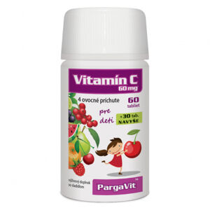 PargaVit Vitamin C Mix Plus pre deti 90 tabliet