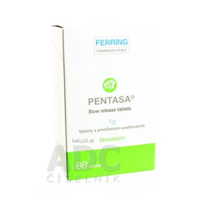 Pentasa Slow release tablets 1 g