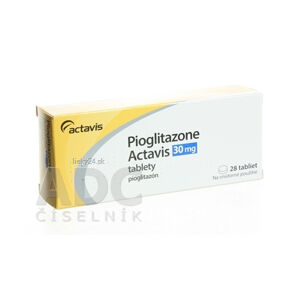Pioglitazone Actavis 30 mg tablety