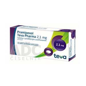 Pramipexol Teva Pharma 2,1 mg