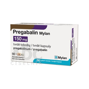 Pregabalin Mylan 150 mg tvrdé kapsuly