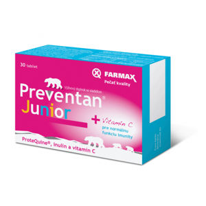 Farmax Preventan Junior + vitamín C 30 tbl