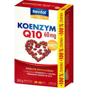 Revital Koenzým Q10 60 mg Forte 30 + 30 cps ZDARMA