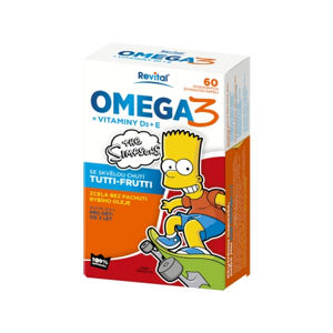 Revital The Simpsons OMEGA 3 60 žuvacích kapsúl