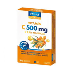 Revital PREMIUM VITAMIN C 500 mg S RAKYTNÍKOM cps 30