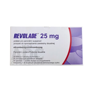 Revolade 25 mg prášok na perorálnu suspenziu