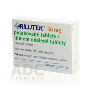 RILUTEK 50 mg filmom obalené tablety