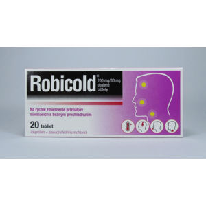 Robicold tbl.obd.20 x 200mg/30mg