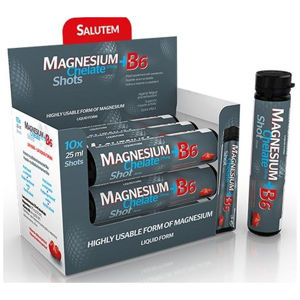 Magnesium Chelate + B6 cherry SALUTEM ampulky na pitie s višňovou príchuťou á 25 ml 10 ks