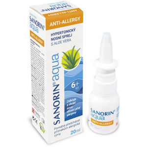 Sanorin Aqua anti-allergy nosový sprej 20 ml