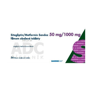 Sitagliptin/Metformin Sandoz 50 mg/1000 mg