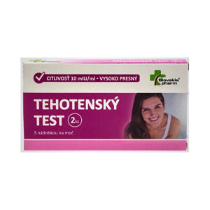 Slovakiapharm Tehotenský test 2 ks