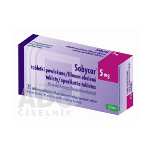 Sobycor 5 mg filmom obalené tablety