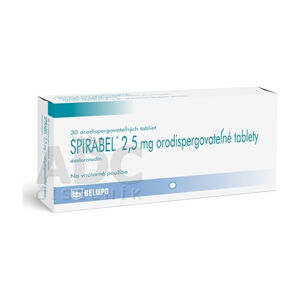 SPIRABEL 2,5 mg orodispergovateľné tablety
