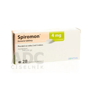 Spiromon 4 mg žuvacie tablety