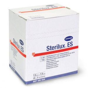 STERILUX ES sterilný kompres 10x10cm 50 ks