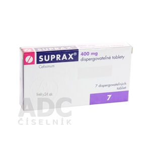 SUPRAX 400 mg dispergovateľné tablety