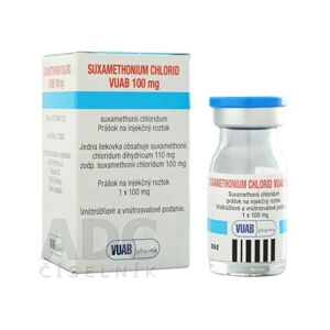 SUXAMETHONIUM CHLORID VUAB 100 mg