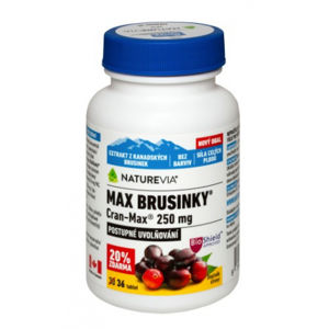 Swiss Naturevia Max brusnice Cran-Max 250 mg 36 tbl