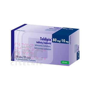 Teldipin 80 mg/10 mg tablety