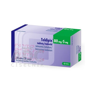 Teldipin 80 mg/5 mg tablety