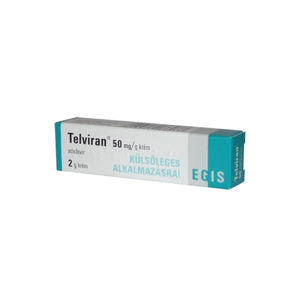 Telviran 5 % crm der (tuba Al) 2 g