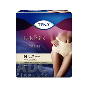 TENA Lady Pants Plus Creme M naťahovcie inkontinenčné nohavičky pre ženy 9 ks