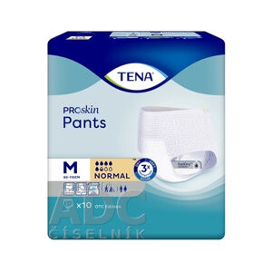 TENA Pants Normal M plienkové naťahovacie inkontinenčné nohavičky 10 ks