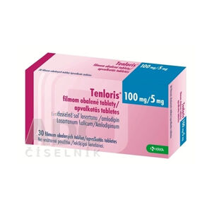 Tenloris 100 mg/5 mg filmom obalené tablety