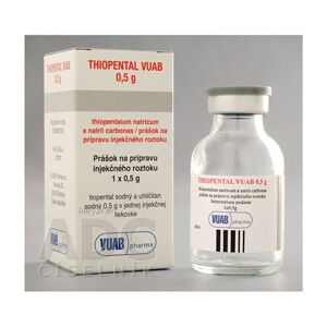 Thiopental VUAB 0,5 g