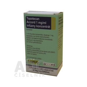 Topotecan Accord 1 mg/ml infúzny koncentrát