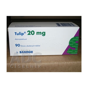 Tulip 20 mg filmom obalené tablety