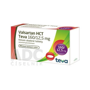 Valsartan HCT Teva 160/12,5 mg