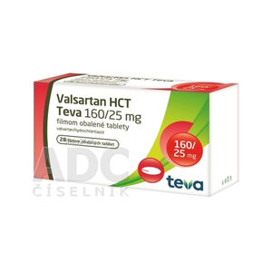 Valsartan HCT Teva 160/25 mg