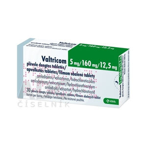 Valtricom 5 mg/160 mg/12,5 mg