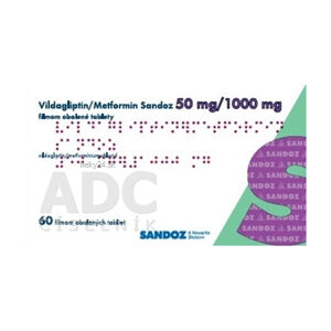 Vildagliptin/Metformin Sandoz 50 mg/1000 mg