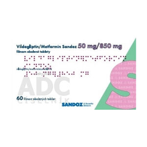 Vildagliptin/Metformin Sandoz 50 mg/850 mg