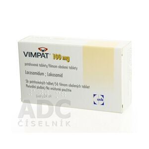 Vimpat 100 mg filmom obalené tablety