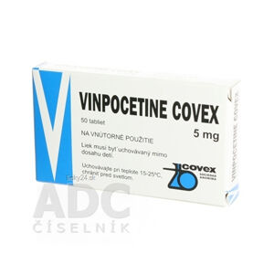 VINPOCETINE COVEX 5 mg