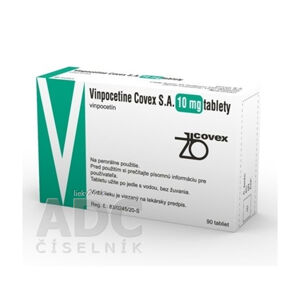 Vinpocetine Covex S.A. 10 mg tablety