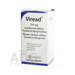 Viread 245 mg filmom obalené tablety