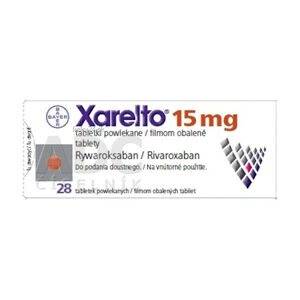 Xarelto 15 mg filmom obalené tablety