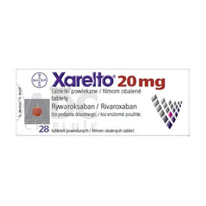 Xarelto 20 mg filmom obalené tablety