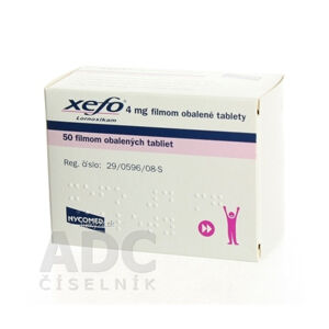 Xefo 4 mg filmom obalené tablety